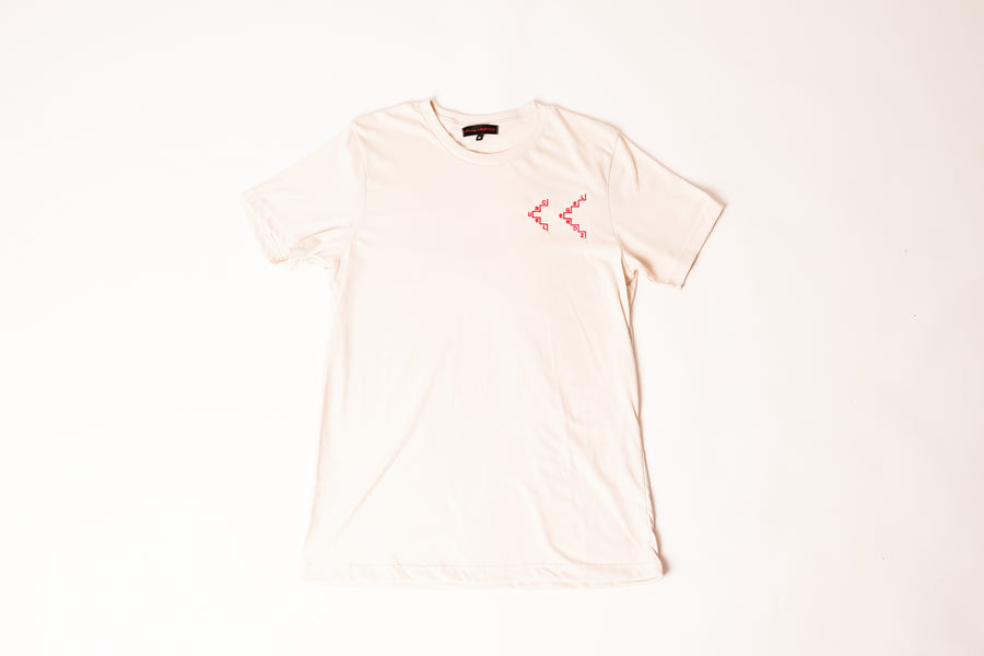 CL Pink 50 Staircase Logo T-shirt