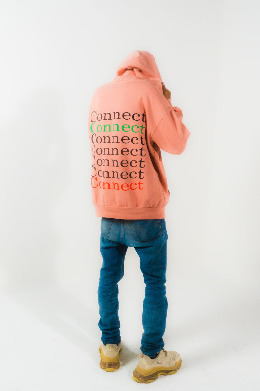 Salmon discount color hoodie